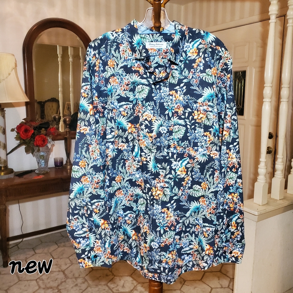 Tommy Bahamas Floral  New Without tag Shirt